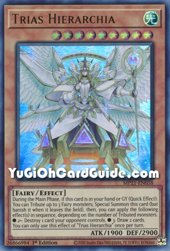 Yu-Gi-Oh Card: Trias Hierarchia