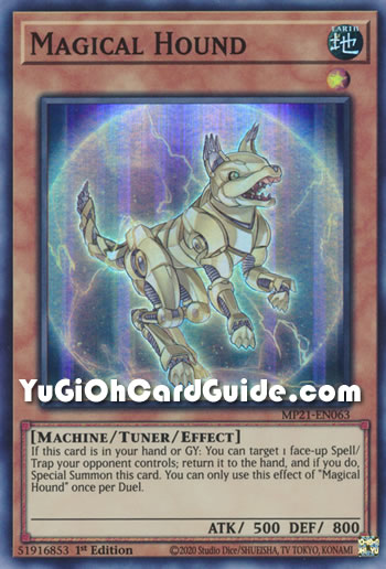 Yu-Gi-Oh Card: Magical Hound