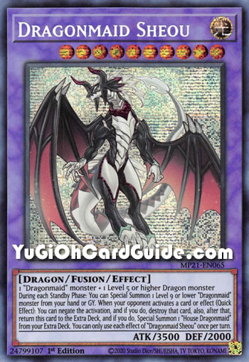 Yu-Gi-Oh Card: Dragonmaid Sheou