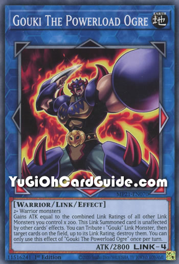 Yu-Gi-Oh Card: Gouki The Powerload Ogre