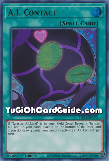Yu-Gi-Oh Card: A.I. Contact