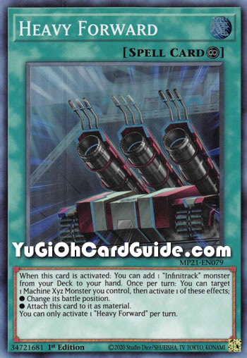 Yu-Gi-Oh Card: Heavy Forward