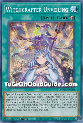 Yu-Gi-Oh Card: Witchcrafter Unveiling
