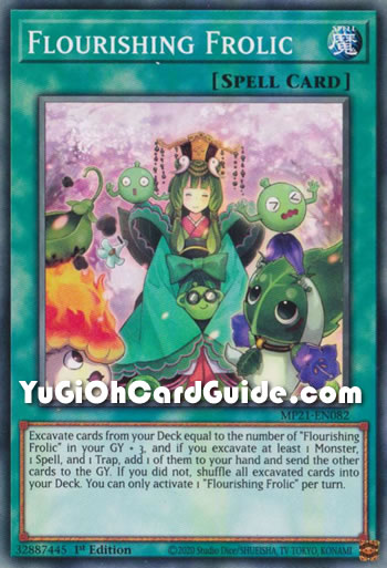 Yu-Gi-Oh Card: Flourishing Frolic