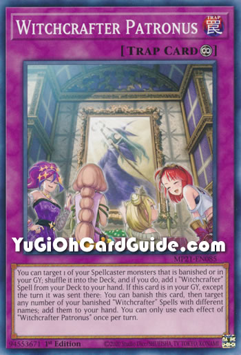 Yu-Gi-Oh Card: Witchcrafter Patronus