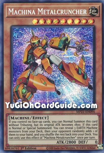 Yu-Gi-Oh Card: Machina Metalcruncher