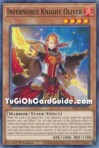 Yu-Gi-Oh Card: Infernoble Knight Oliver