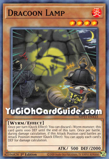 Yu-Gi-Oh Card: Dracoon Lamp