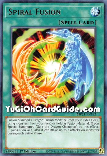 Yu-Gi-Oh Card: Spiral Fusion
