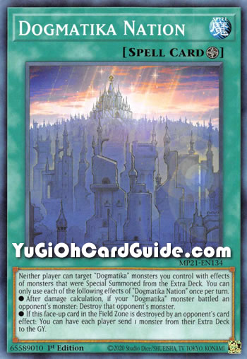 Yu-Gi-Oh Card: Dogmatika Nation