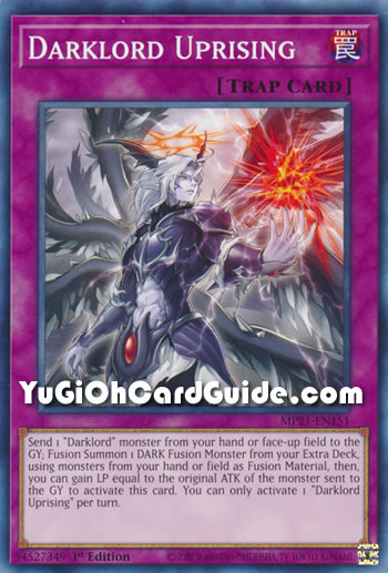 Yu-Gi-Oh Card: Darklord Uprising