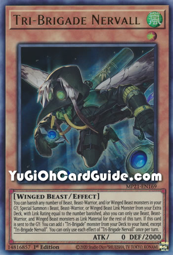 Yu-Gi-Oh Card: Tri-Brigade Nervall