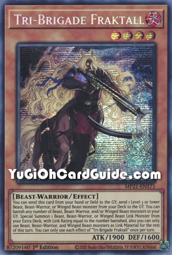 Yu-Gi-Oh Card: Tri-Brigade Fraktall