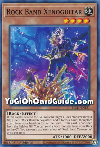 Yu-Gi-Oh Card: Rock Band Xenoguitar