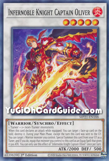 Yu-Gi-Oh Card: Infernoble Knight Captain Oliver