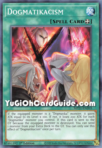Yu-Gi-Oh Card: Dogmatikacism