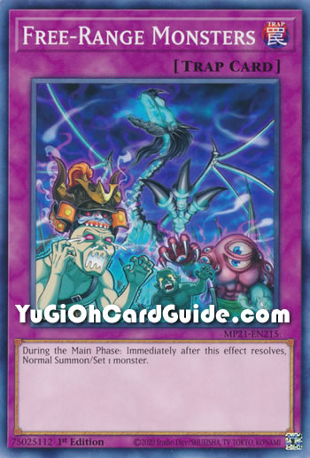 Yu-Gi-Oh Card: Free-Range Monsters