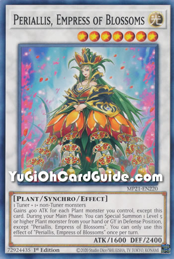 Yu-Gi-Oh Card: Periallis, Empress of Blossoms