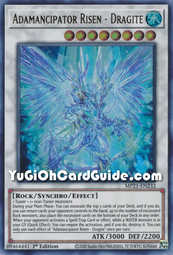 Yu-Gi-Oh Card: Adamancipator Risen - Dragite