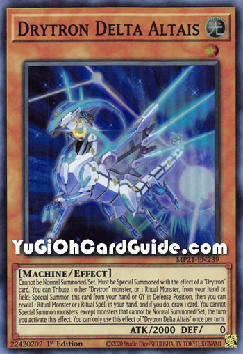 Yu-Gi-Oh Card: Drytron Delta Altais