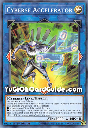Yu-Gi-Oh Card: Cyberse Accelerator