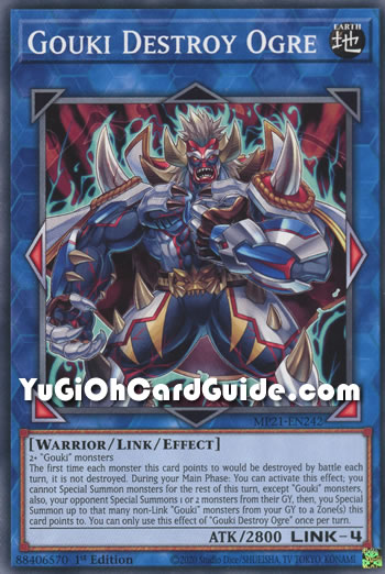 Yu-Gi-Oh Card: Gouki Destroy Ogre