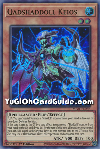 Yu-Gi-Oh Card: Qadshaddoll Keios