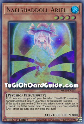 Yu-Gi-Oh Card: Naelshaddoll Ariel