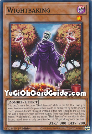 Yu-Gi-Oh Card: Wightbaking