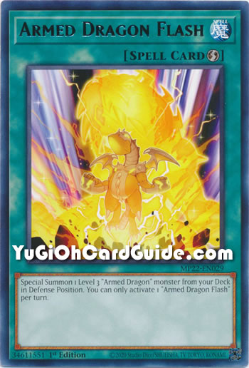 Yu-Gi-Oh Card: Armed Dragon Flash