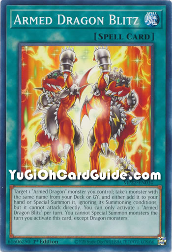 Yu-Gi-Oh Card: Armed Dragon Blitz