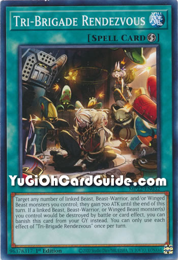Yu-Gi-Oh Card: Tri-Brigade Rendezvous