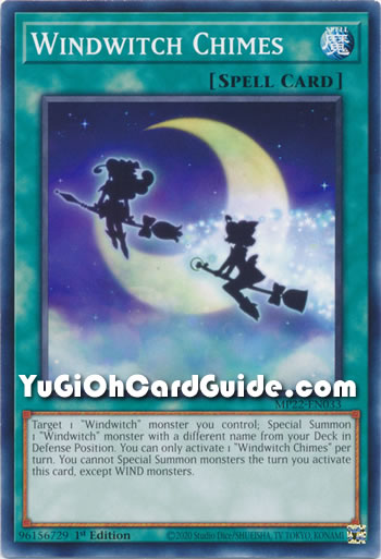 Yu-Gi-Oh Card: Windwitch Chimes