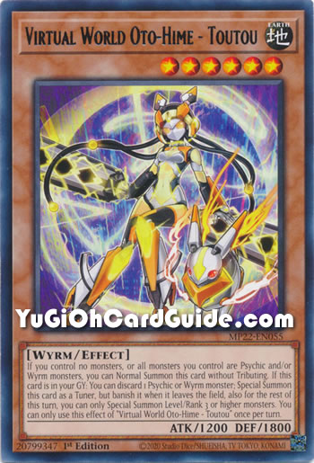 Yu-Gi-Oh Card: Virtual World Oto-Hime - Toutou