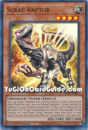 Yu-Gi-Oh Card: Scrap Raptor