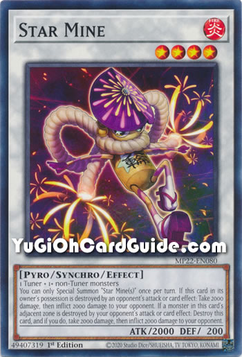 Yu-Gi-Oh Card: Star Mine