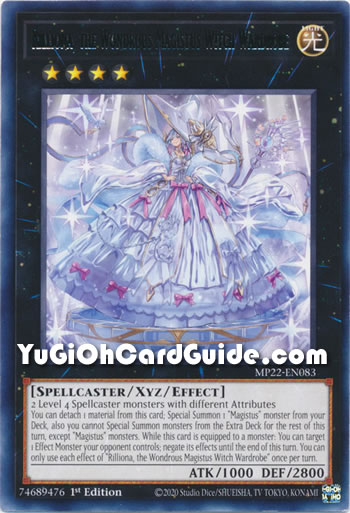 Yu-Gi-Oh Card: Rilliona, the Wondrous Magistus Witch Wardrobe