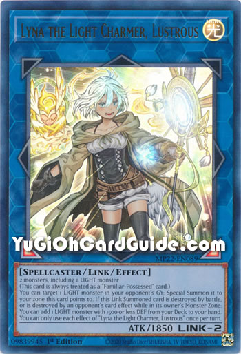 Yu-Gi-Oh Card: Lyna the Light Charmer, Lustrous