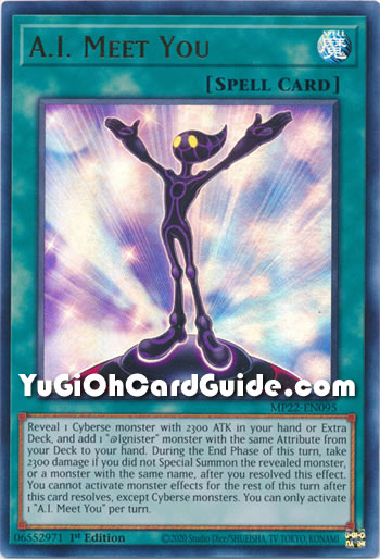Yu-Gi-Oh Card: A.I. Meet You