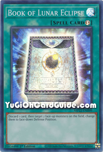 Yu-Gi-Oh Card: Book of Lunar Eclipse