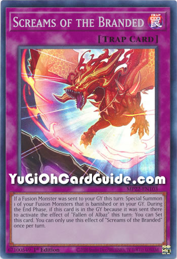 Yu-Gi-Oh Card: Screams of the Branded