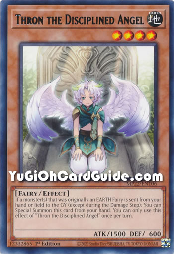 Yu-Gi-Oh Card: Thron the Disciplined Angel
