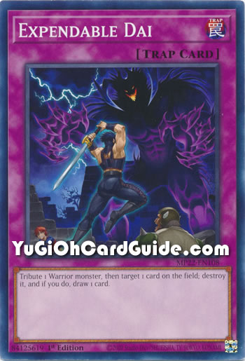 Yu-Gi-Oh Card: Expendable Dai