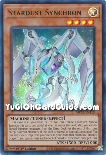 Yu-Gi-Oh Card: Stardust Synchron