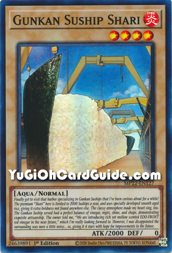 Yu-Gi-Oh Card: Gunkan Suship Shari
