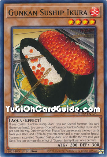 Yu-Gi-Oh Card: Gunkan Suship Ikura
