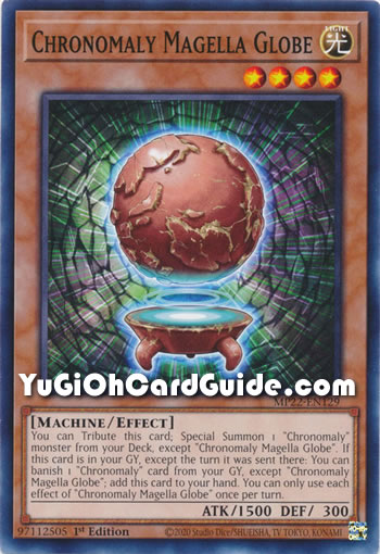 Yu-Gi-Oh Card: Chronomaly Magella Globe