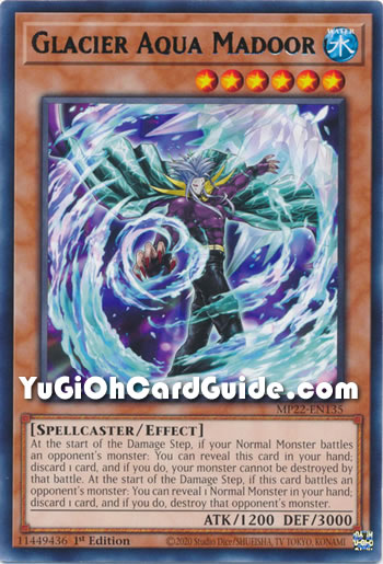 Yu-Gi-Oh Card: Glacier Aqua Madoor