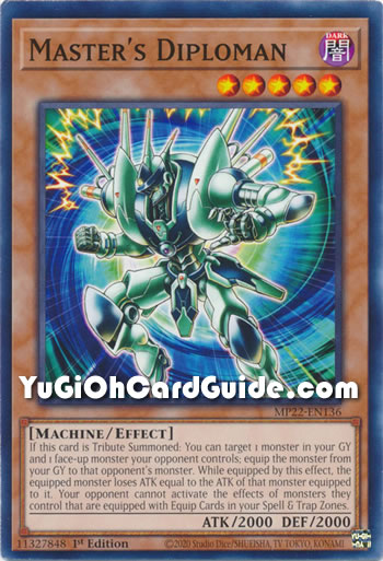 Yu-Gi-Oh Card: Master's Diploman
