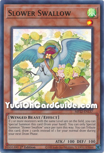Yu-Gi-Oh Card: Slower Swallow